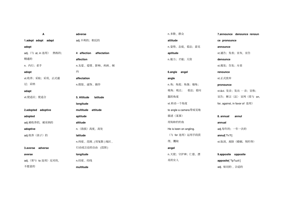 形近易混淆词_第1页
