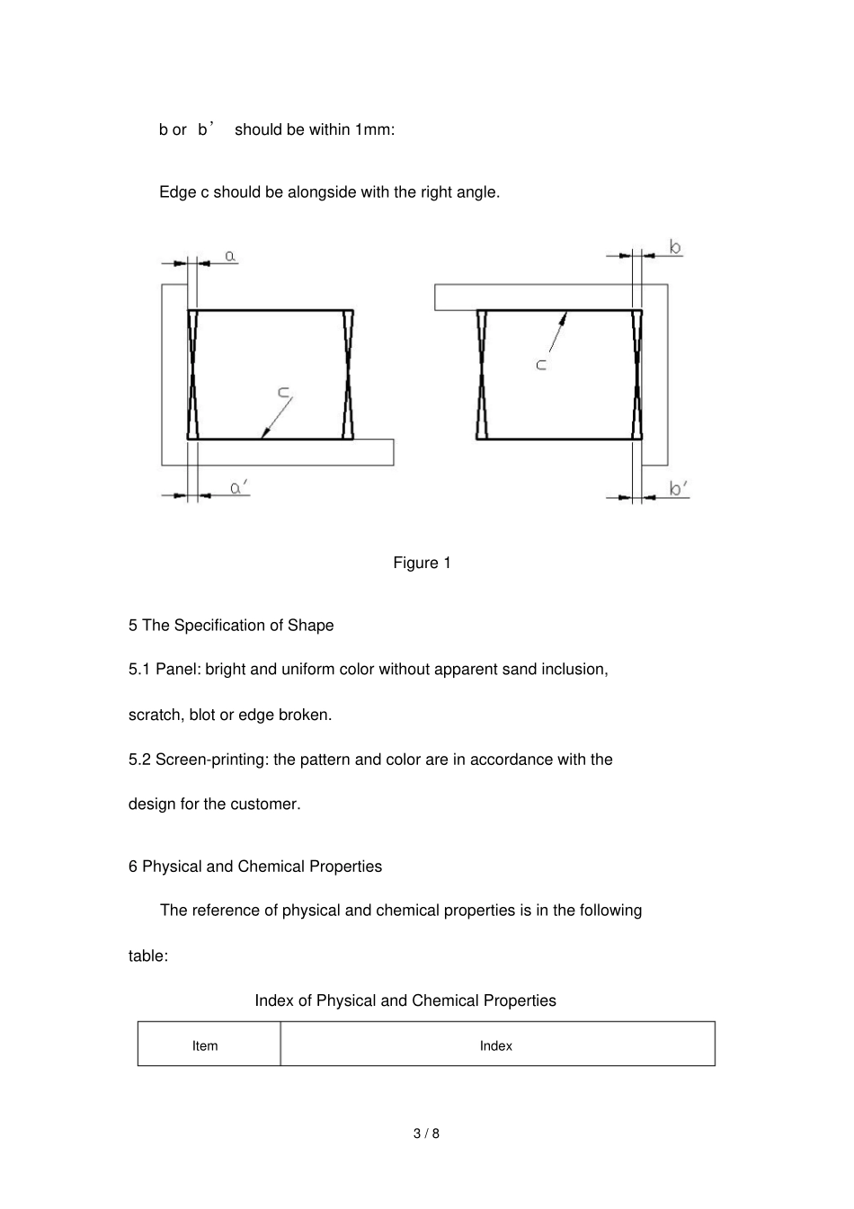 微晶玻璃面板规格说明书英文版_第3页