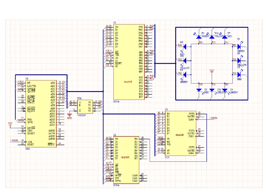 微机原理课程设计—交通灯控制_第2页