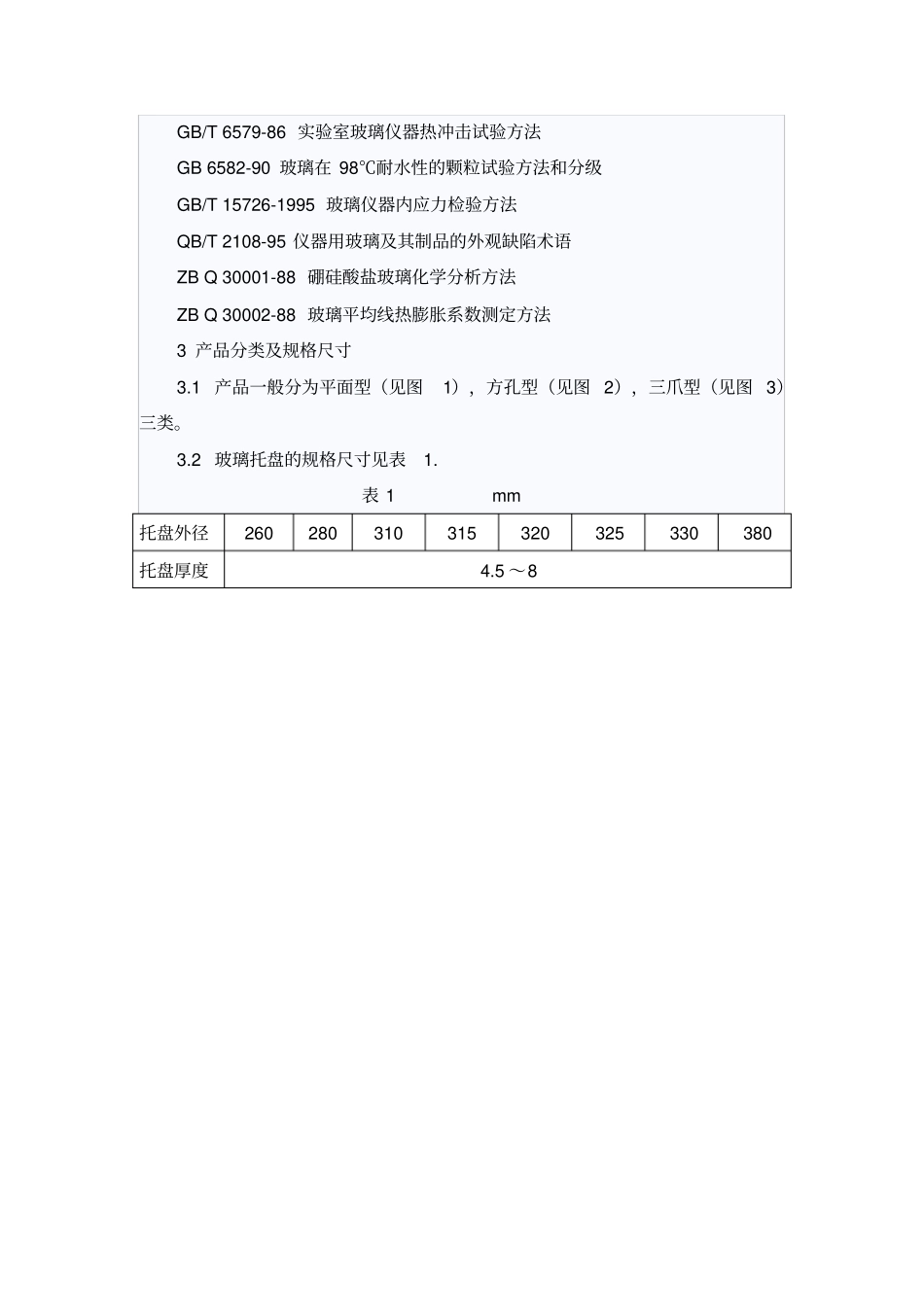 微波炉用玻璃托盘标准_第2页