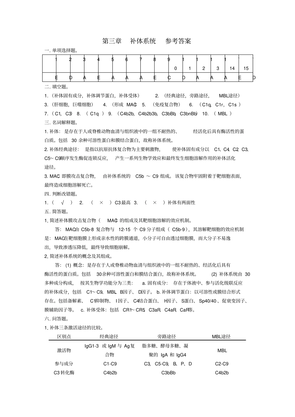 微生物与免疫学习题参考答案剖析_第3页