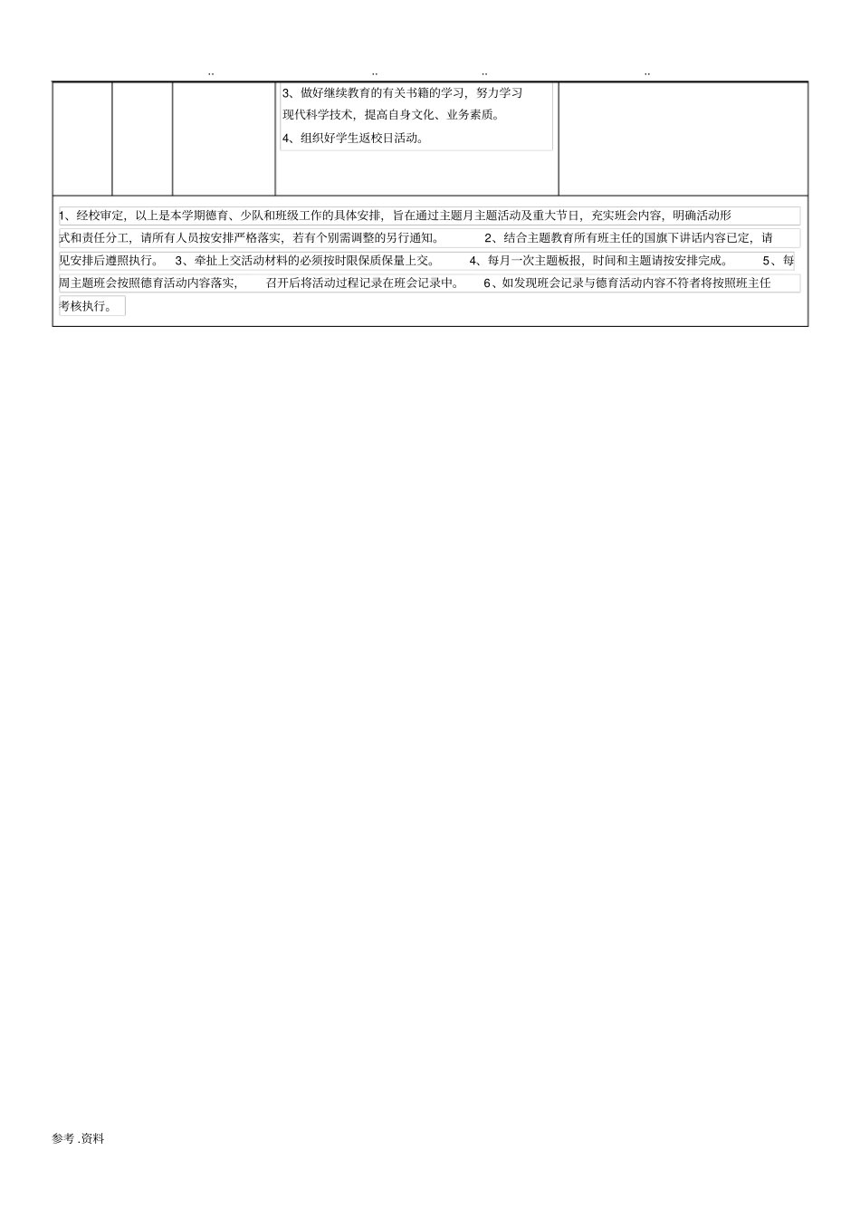 德育主题活动安排表_第3页