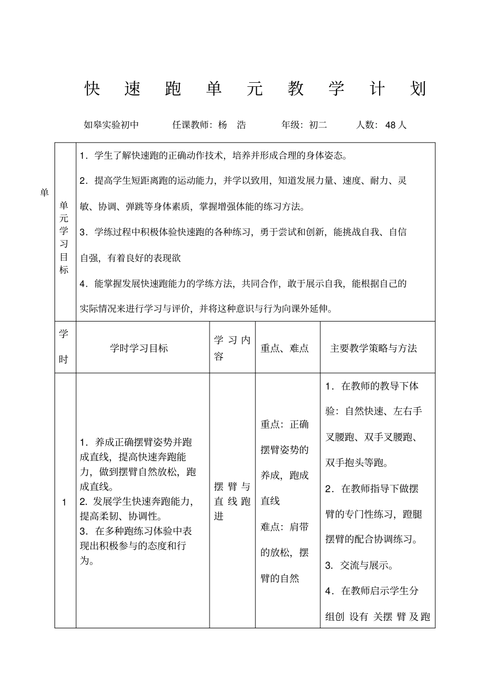 快速跑发展跑的能力_第1页