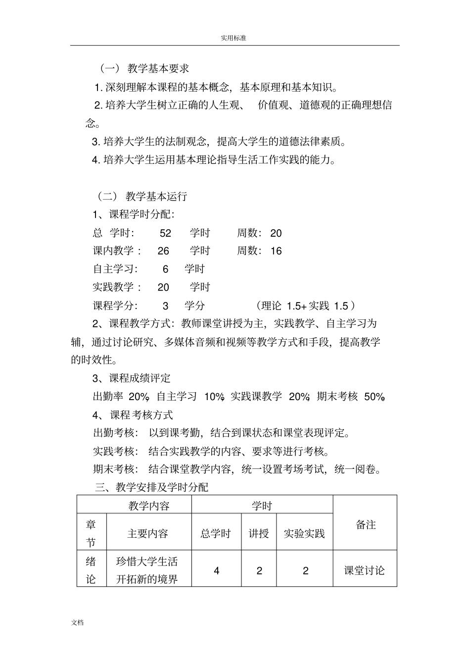 思政基础教学大纲设计-15版_第2页