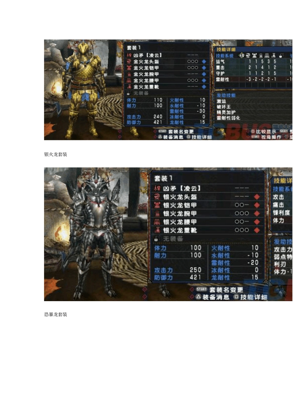 怪物猎人P3全装备是位76件套_第3页