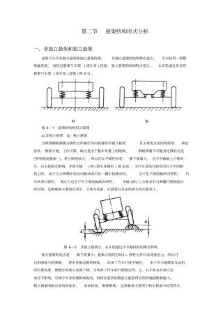 悬架结构形式分析
