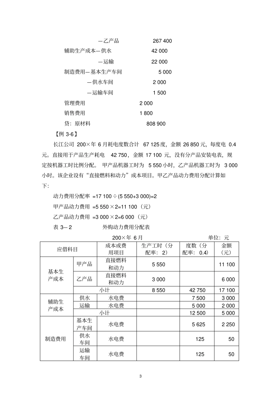 成本会计例题_第3页