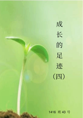 成长的足迹完整