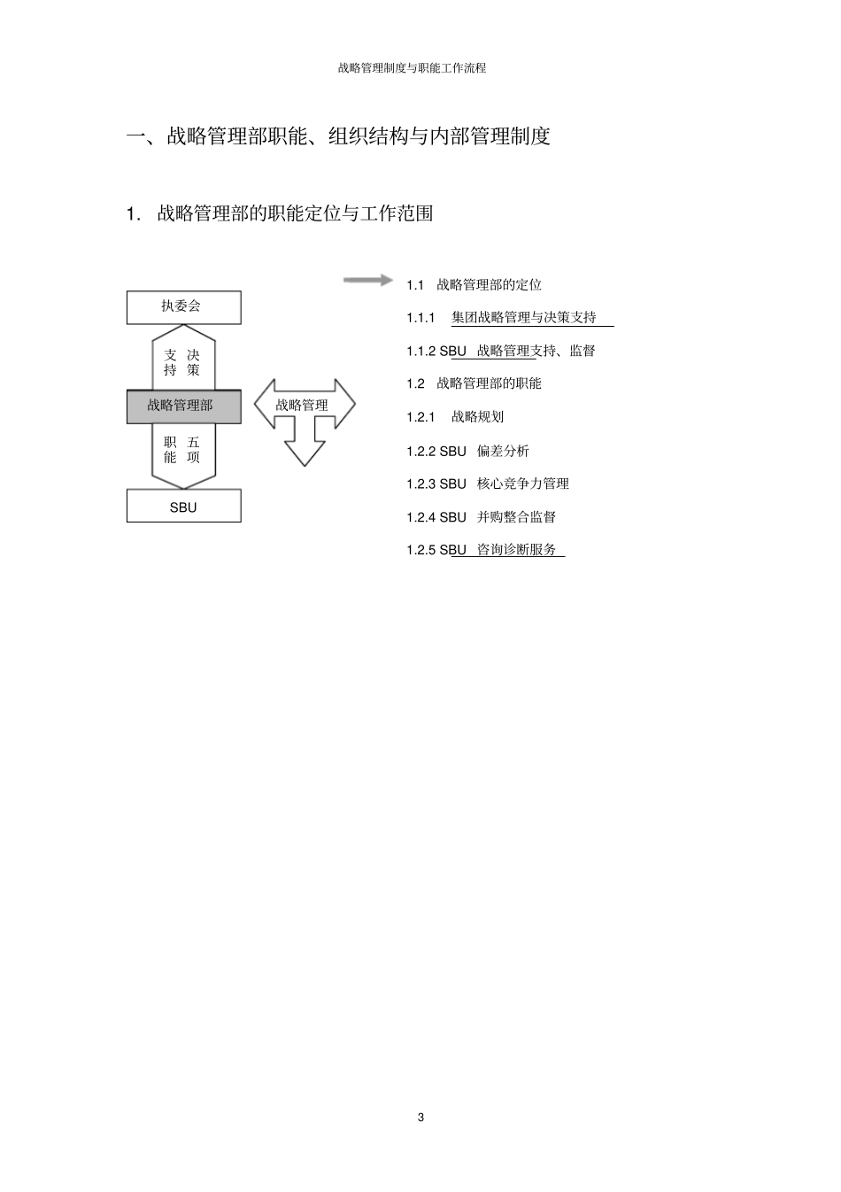 战略管理部管理制度与职能工作流程1_第3页