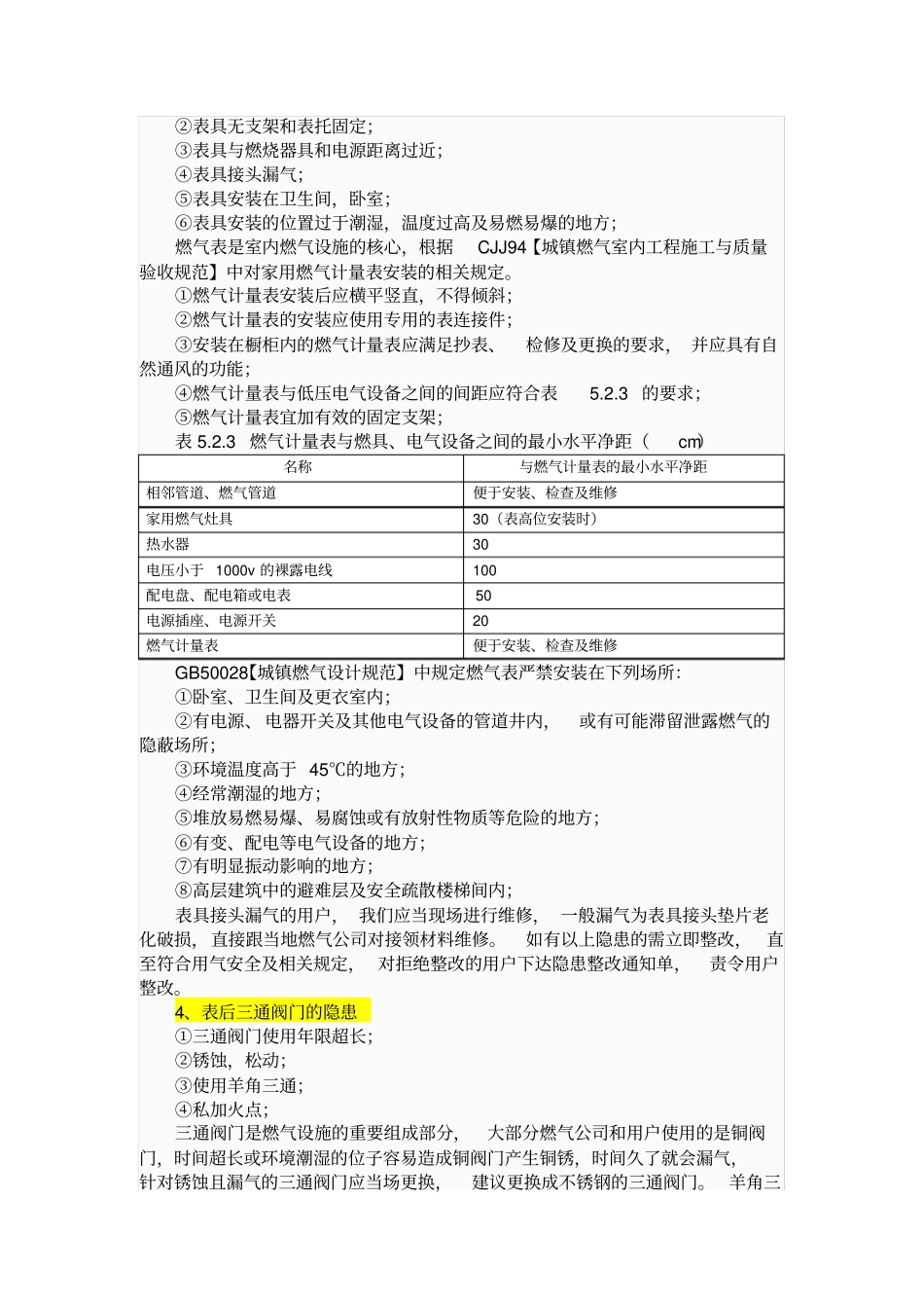 户内燃气隐患整改作业指导书值得收藏_第2页
