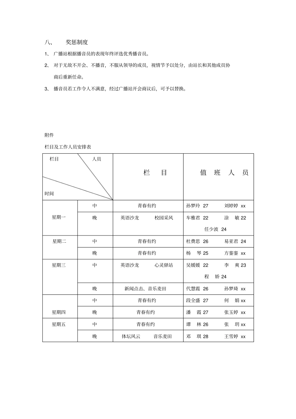 房二中校园广播站发展策划书_第3页