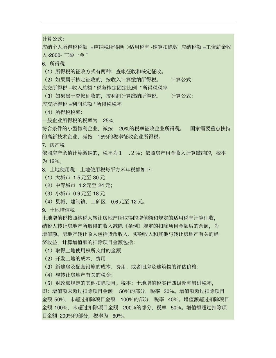 房地产会计全套账务处理1免费下载解析_第2页