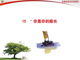 语文版八年级下册15﹡你是你的船长