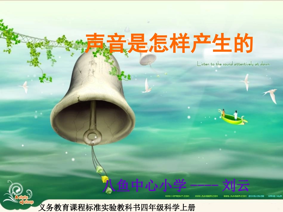 声音是怎样产生的课件（教科版小学科学四年级上册）_第1页