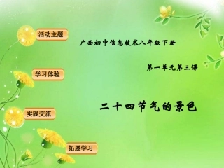 二十四节气的景色