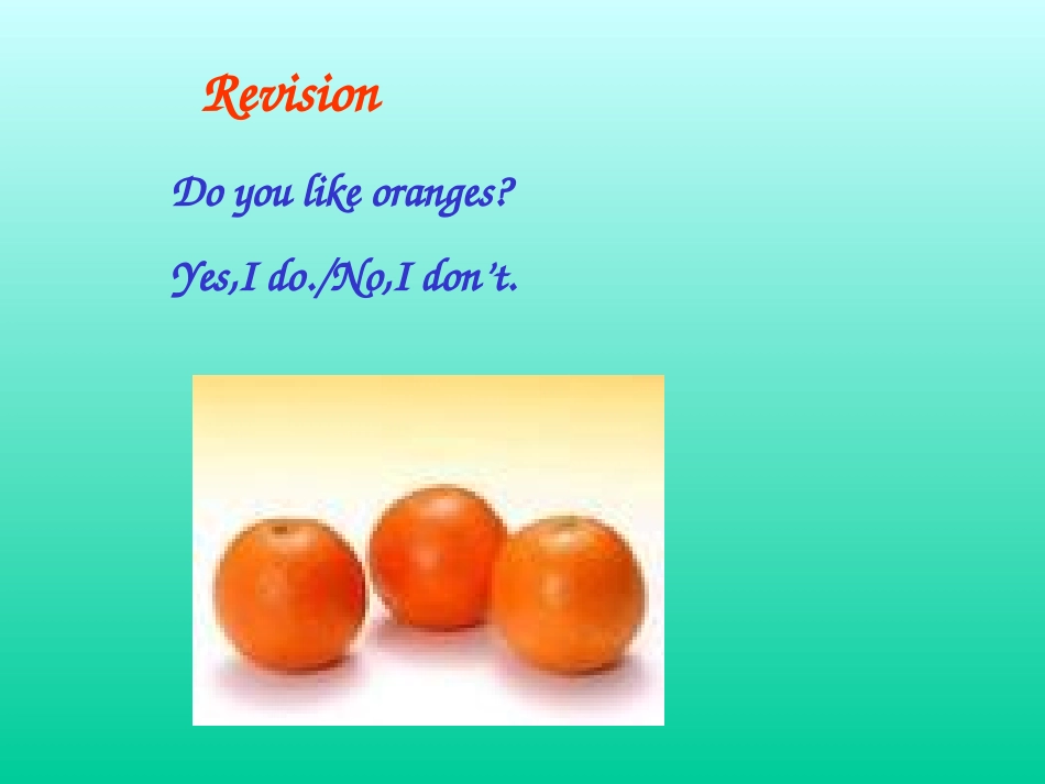 人教版七年级上册Unit6第一课时课件_第2页