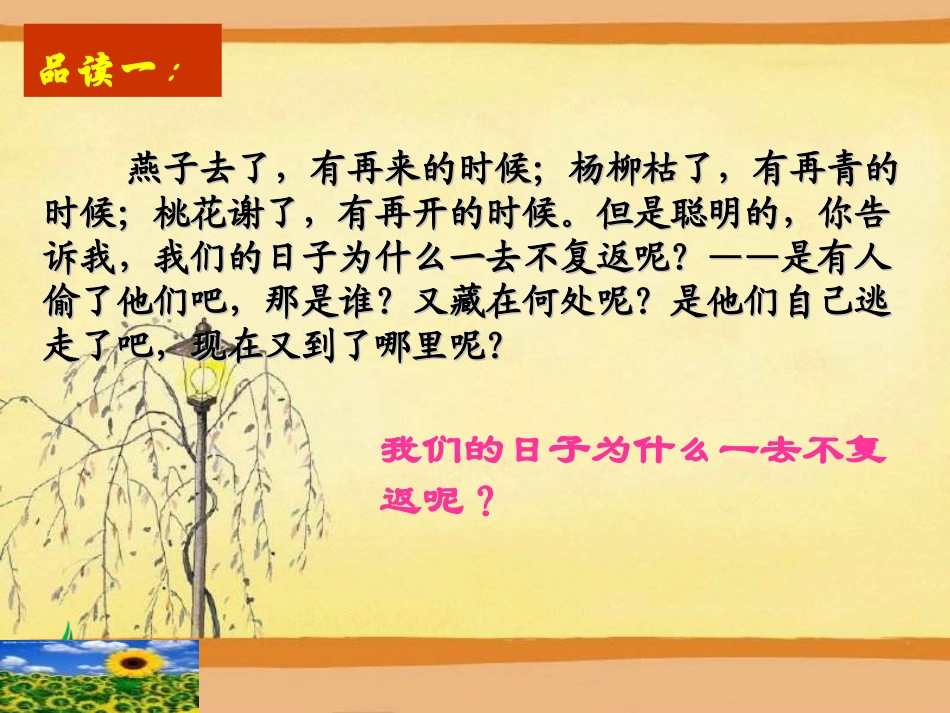 匆匆PPT课件_第3页