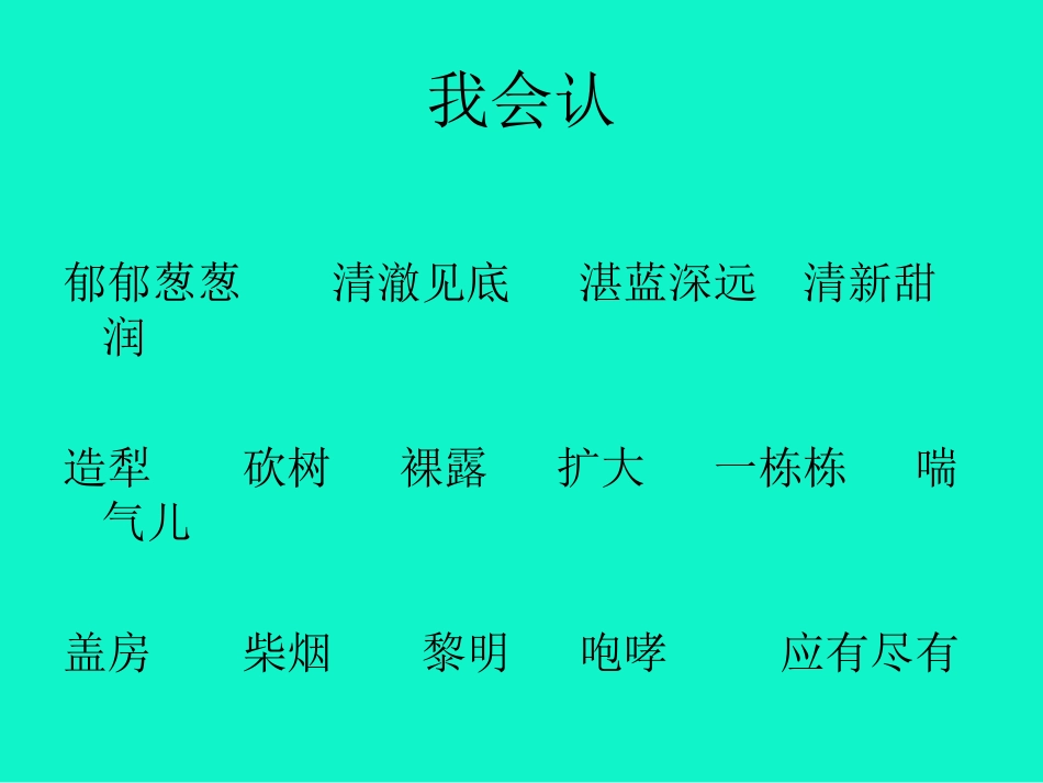 一个小村庄的故事第二课时课件[1]_第2页