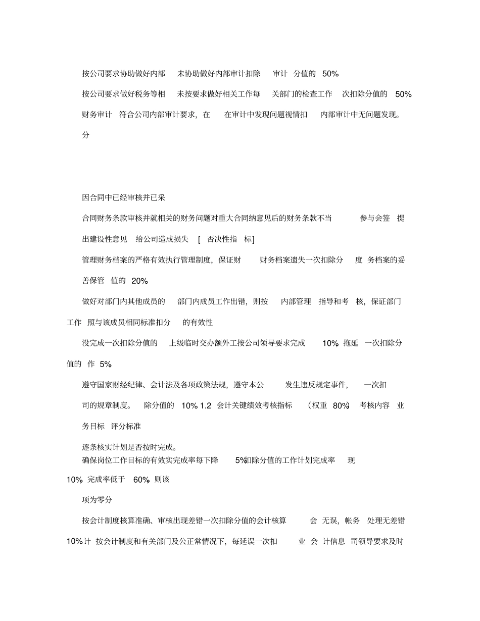 房地产绩效考核指标库_第2页