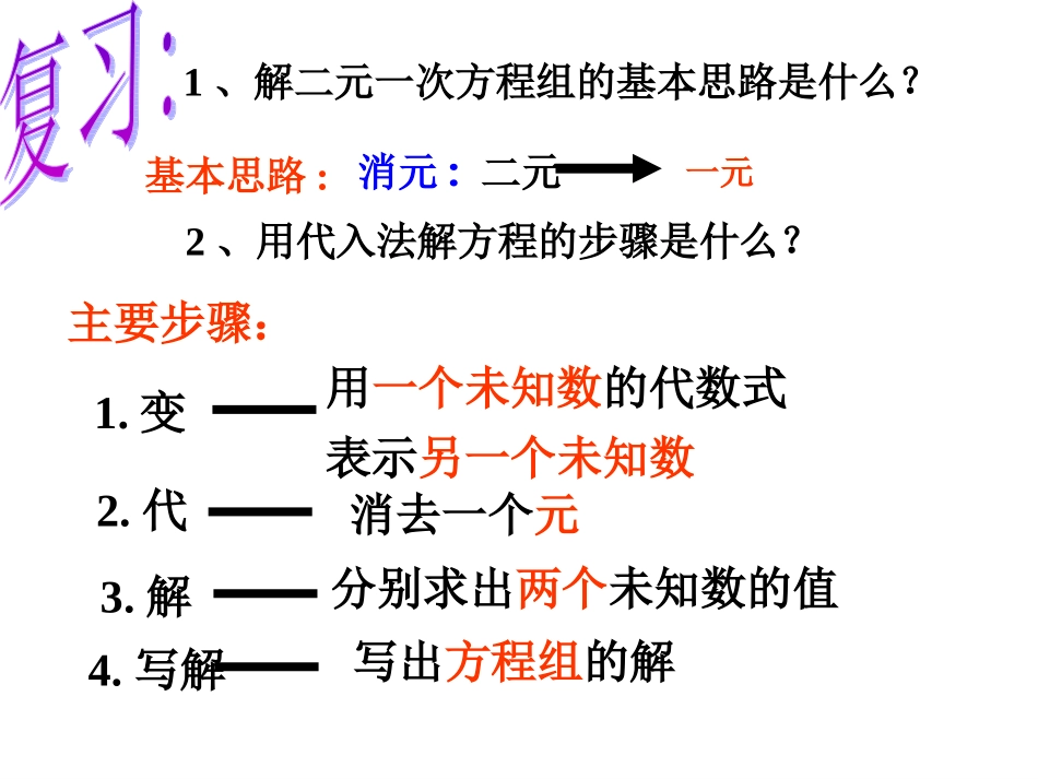 解二元一次方程组二_第2页
