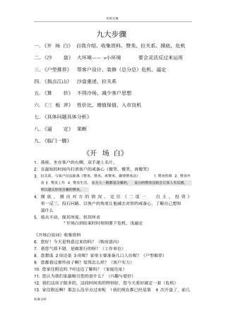 房地产销售九大步骤培训91738