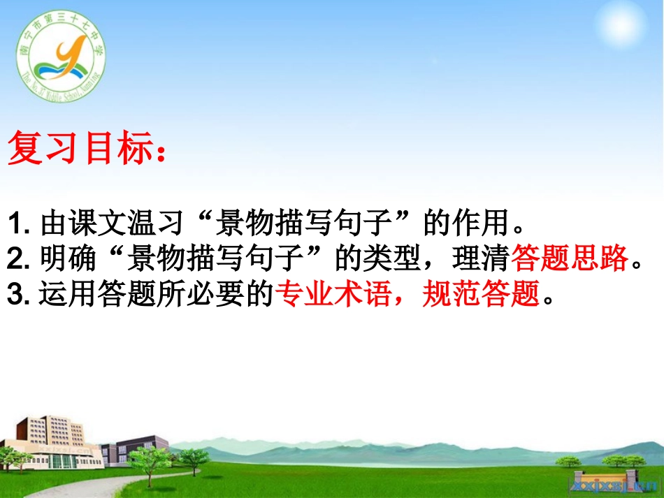 景物描写句的作用(肖修改版)_第2页