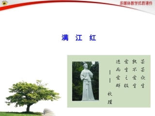 语文版八年级下册24满江红