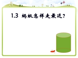 《蚂蚁怎样走最近》
