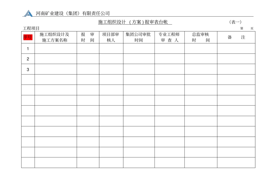 房屋建筑工程技术台帐_第2页