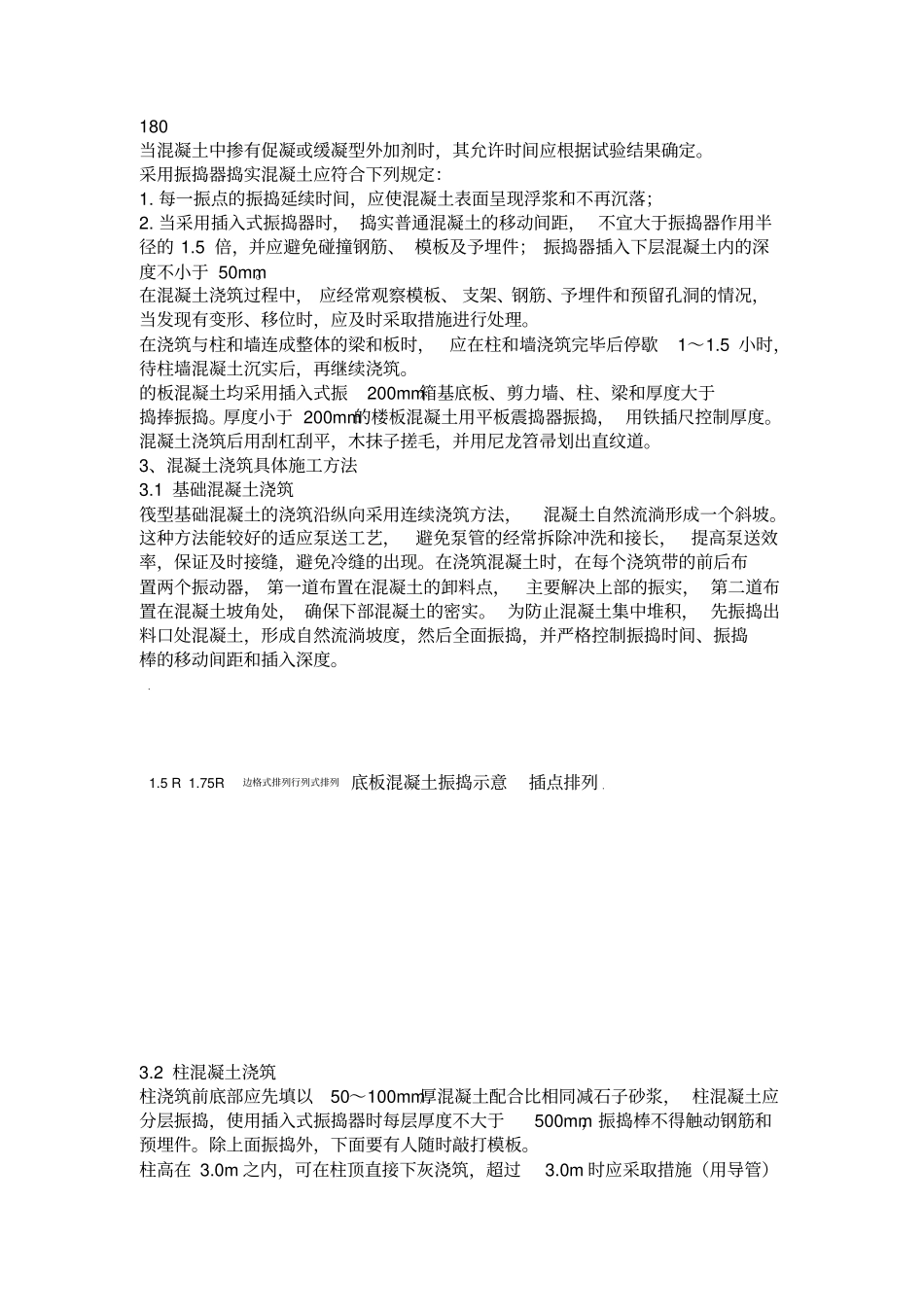 房屋建筑混凝土工程施工方案_第2页