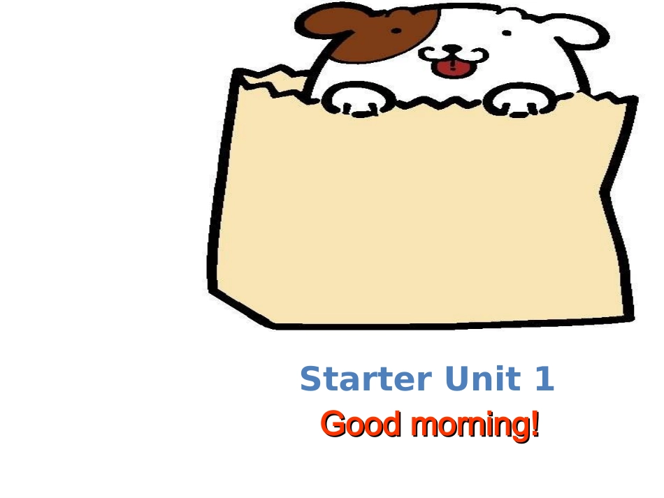 新目标七年级上starterunit1课件_第1页