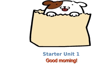 新目标七年级上starterunit1课件