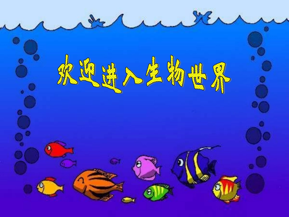 七年级生物生物与环境的关系课件_第1页