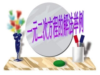 《一元二次方程的解法举例》课件