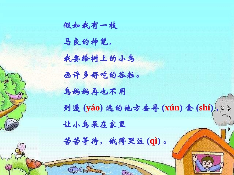 新课标人教版第三册语文假如优质课件下载3_第3页