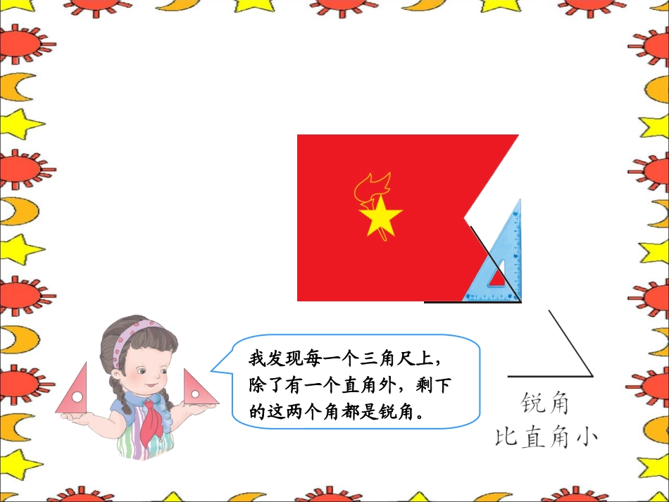 2014人教版二年级数学上册《锐角和钝角的初步认识》_第3页