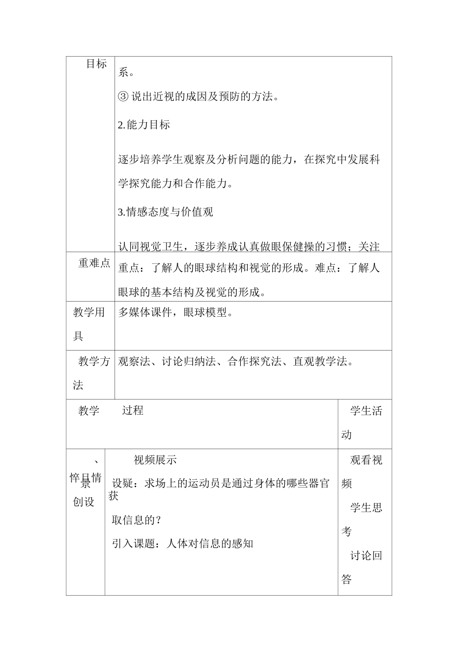 人体感知信息教案1_第2页