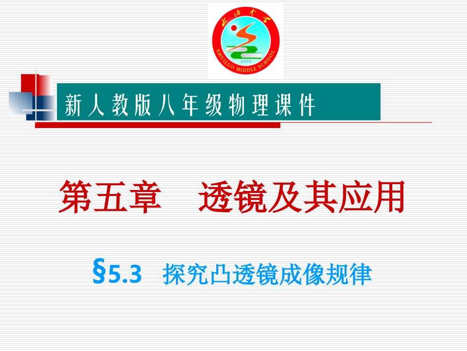 【编辑推荐】53究透镜成像规律课件_第1页