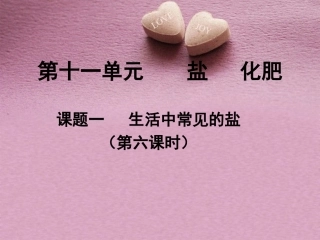 物质的分离与提纯_初三化学课件
