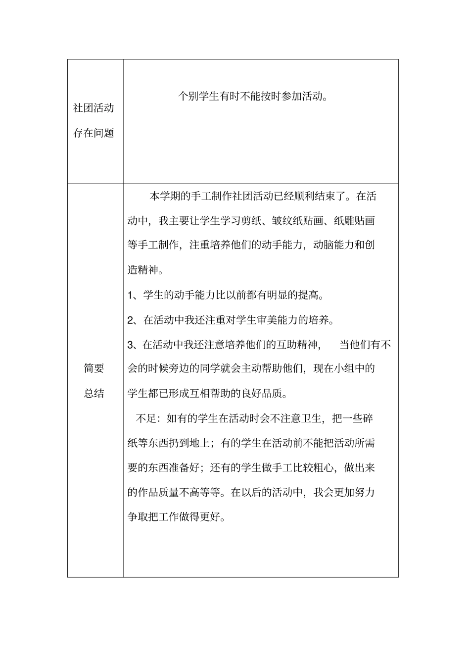 手工制作社团总结_第3页