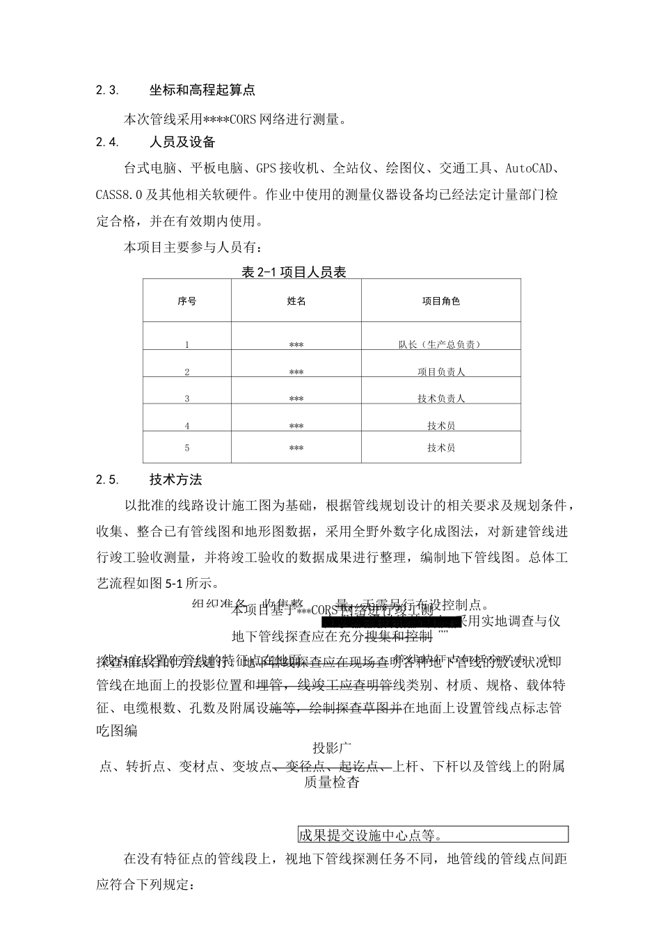 地下管线竣工测量报告 _第3页
