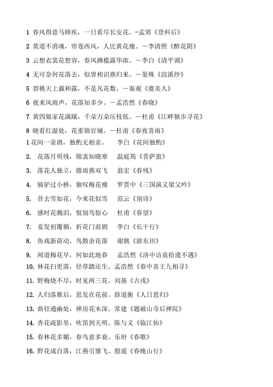 含花字的诗句_第1页