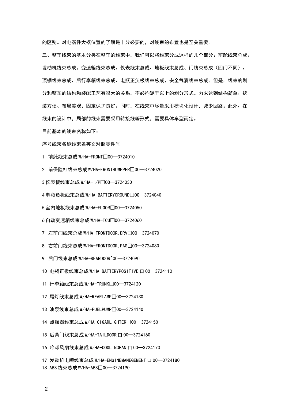 汽车线束布置设计指南_第2页
