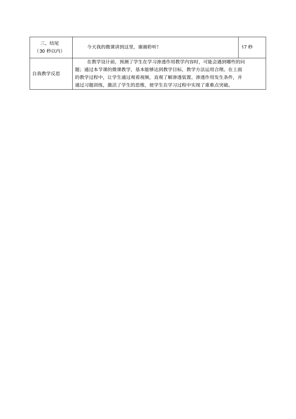 扩散与渗透作用微课教学设计案例_第2页