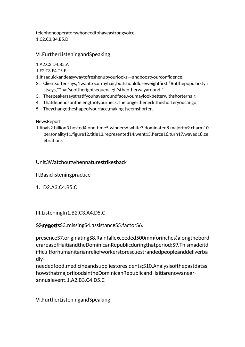 新视野大学英语视听说教程第四册答案_第2页