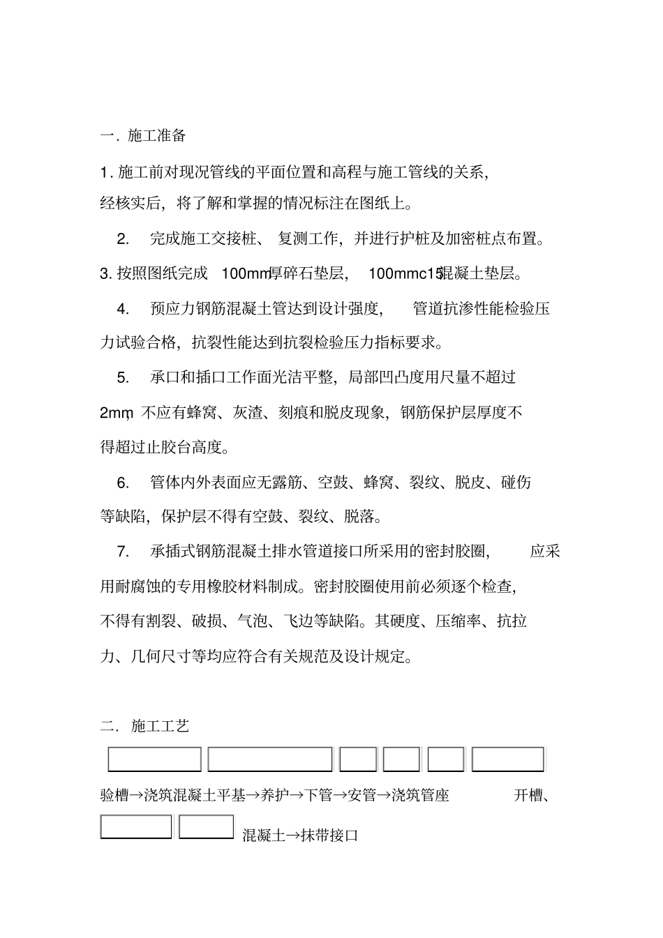 承插式混凝土管施工方案06029_第1页