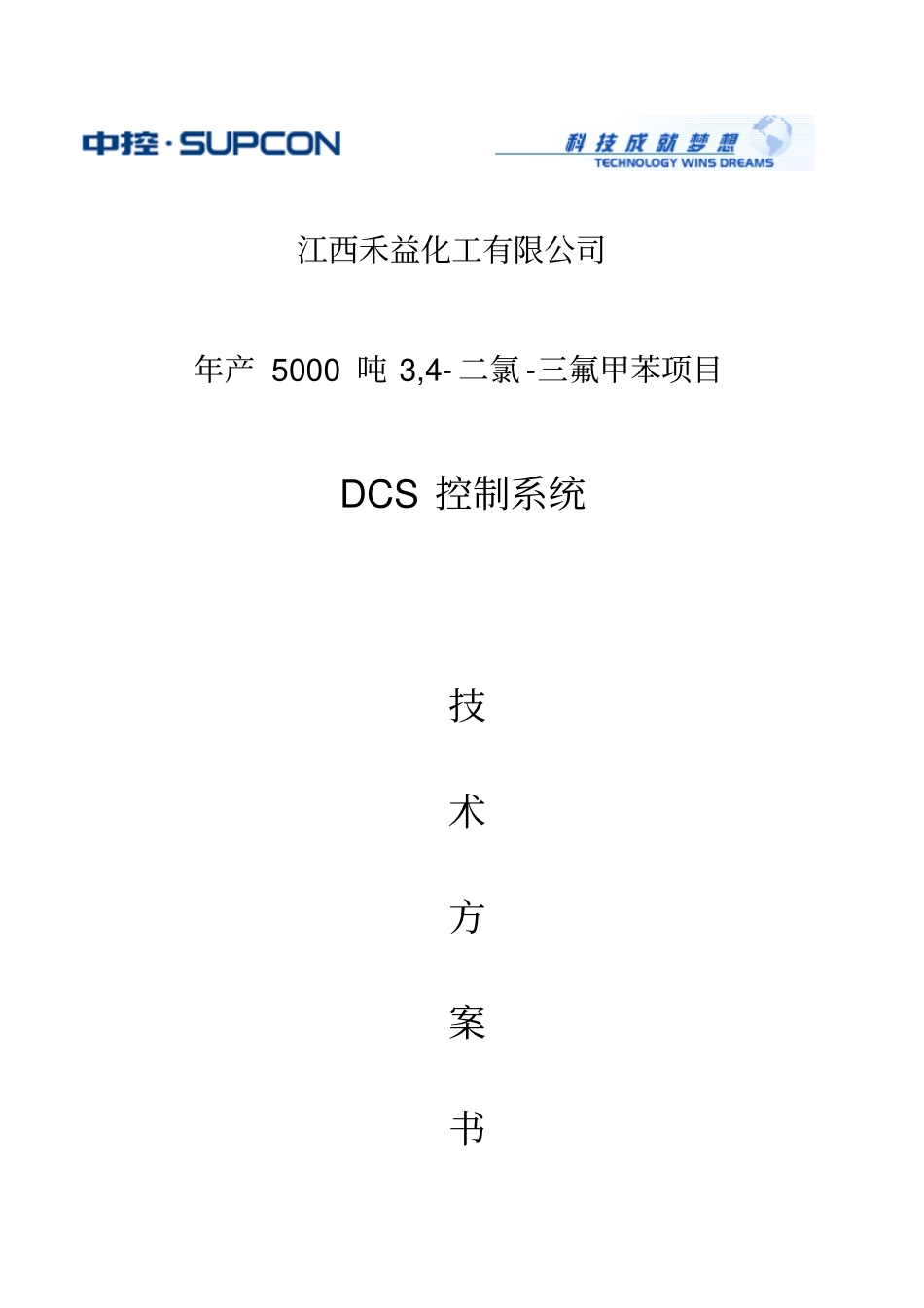 技术投标书DCS_第1页