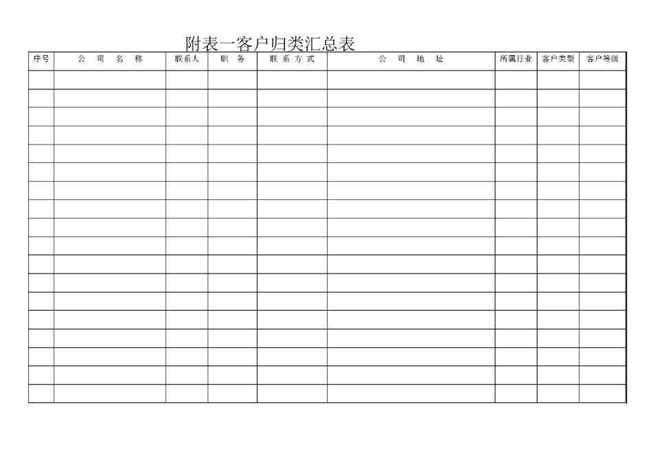 客户档案管理表格_第2页