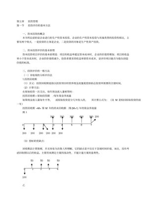 投资管理知识讲解