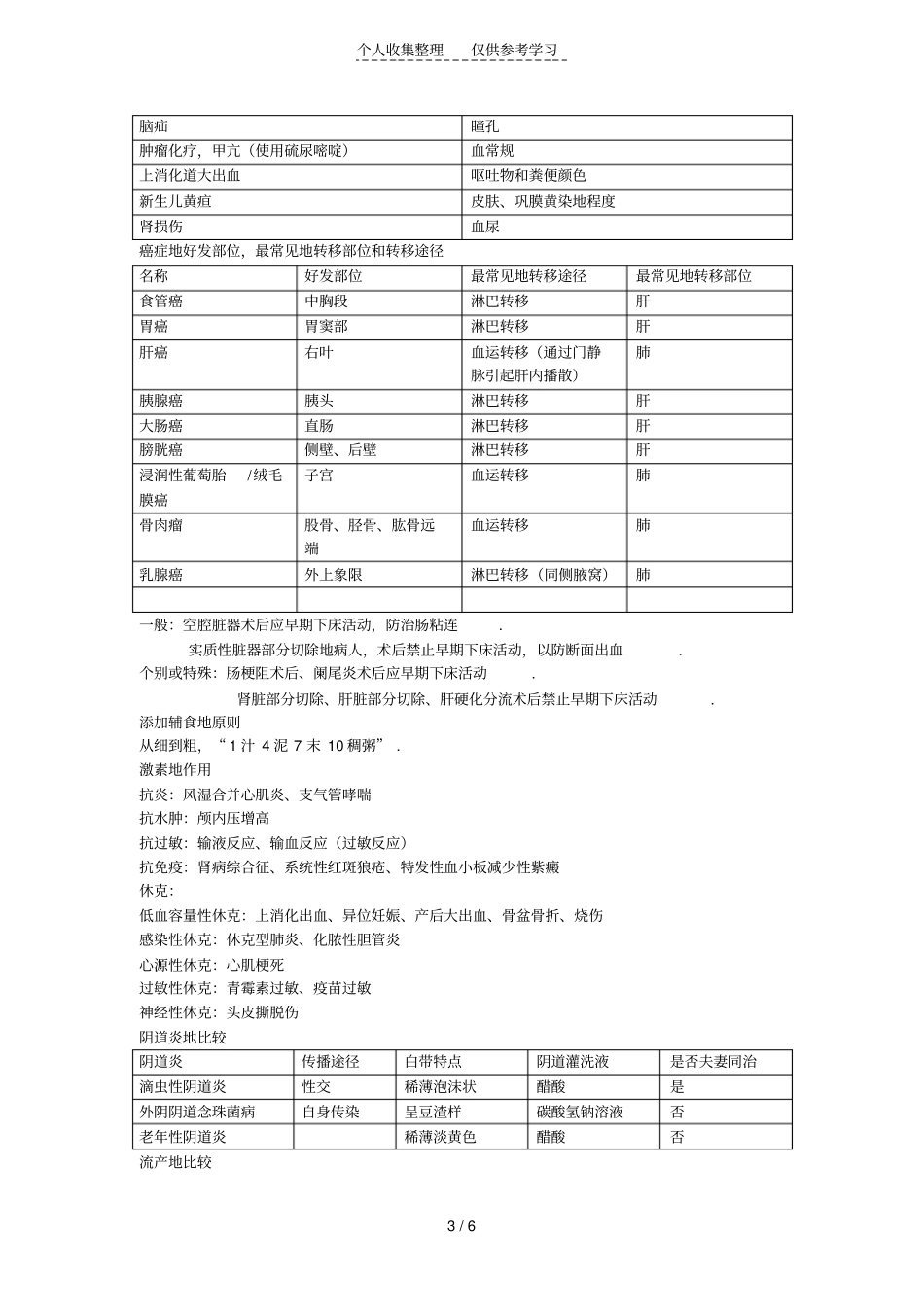 护士资格考试师资培训知识点汇总人卫_第3页